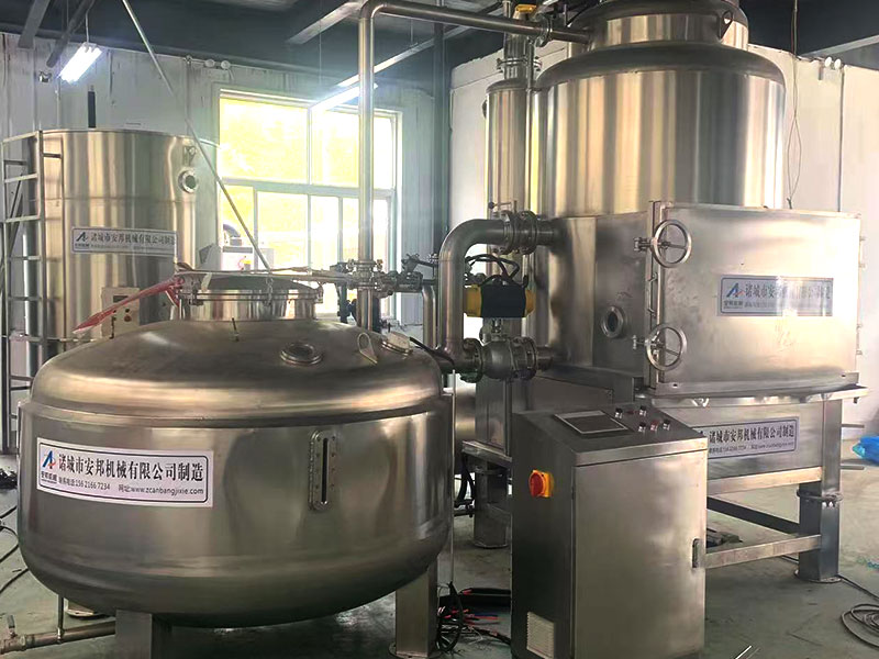 陕西果蔬脆片低温油炸加工现场